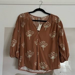 Dolan Blush/desert colored anthropology top, 3/4 sleeve!